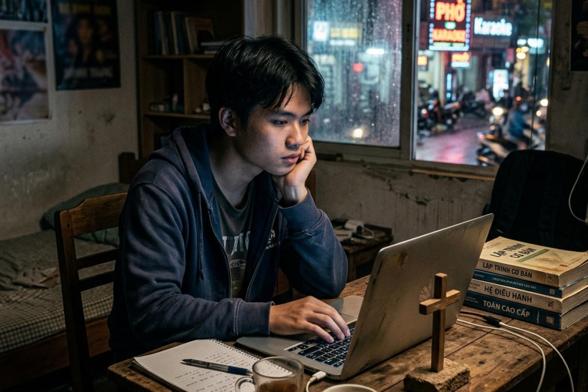 Việt Chu: Phía sau những dòng code nhọc nhằn, đức tin lặng thầm và khoảng trời Hà Nội lẻ loi