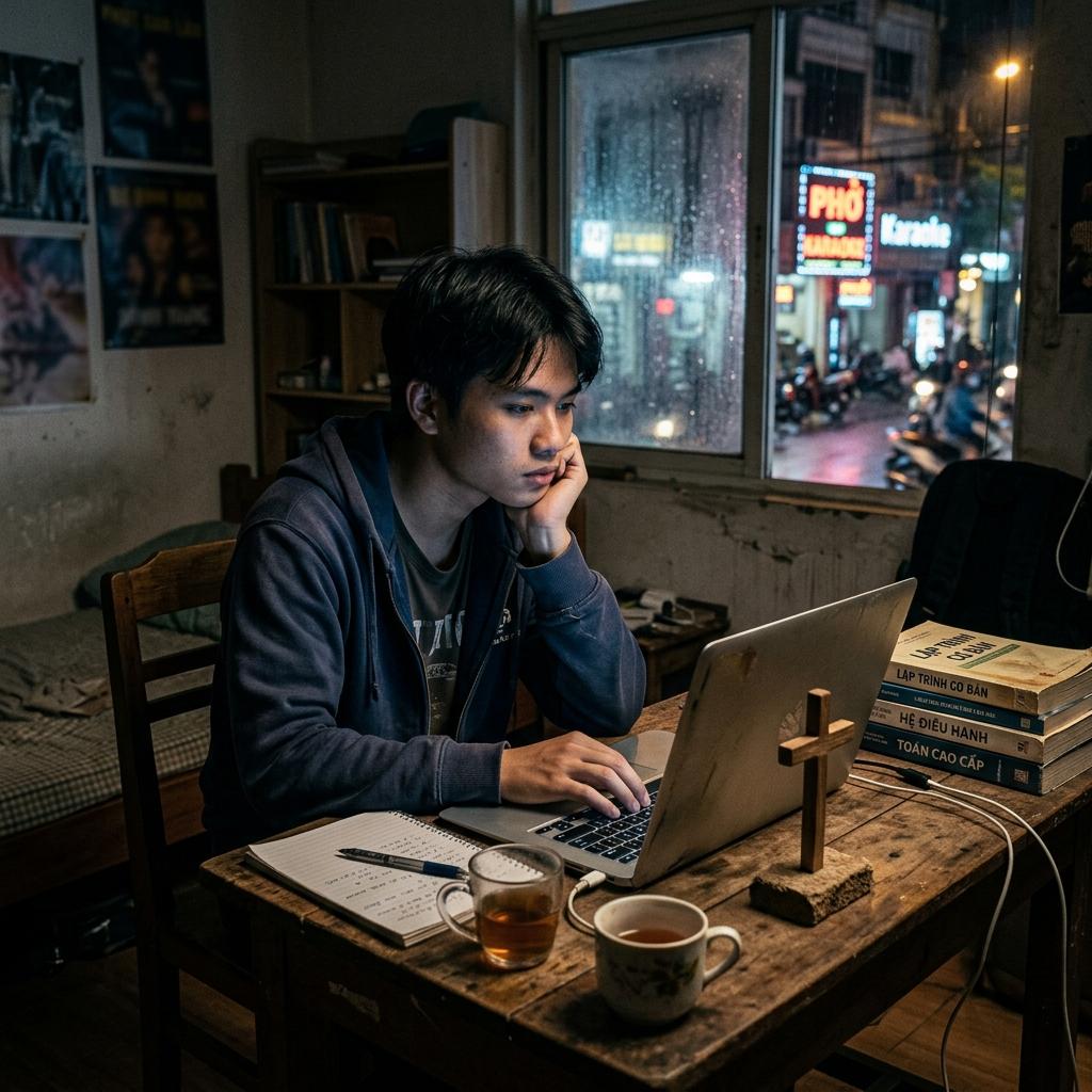 Việt Chu: Phía sau những dòng code nhọc nhằn, đức tin lặng thầm và khoảng trời Hà Nội lẻ loi